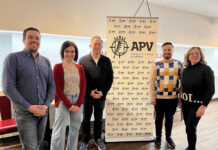 El asociado Francisco Forjas presidirá la Gestora de la APV (De izq. a dcha.) Juan Martín, Marta Álvarez, Francisco Forjas, Isidro Gutiérrez y Gracia Quintana componen la Comisión Gestora de la APV